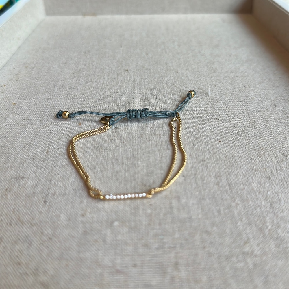 Pave wishing bracelet
